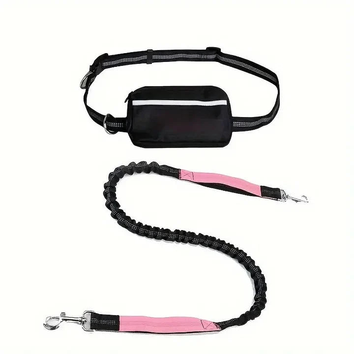 Hands Free Dog Leash with Zipper Pouch, Large, 25-120 lbs ( 30% Off )