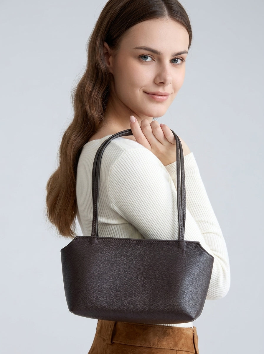 Parker E/W  Tote Tote Dark Brown  ( 30% Off )