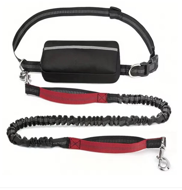 Hands Free Dog Leash with Zipper Pouch, Large, 25-120 lbs ( 30% Off )