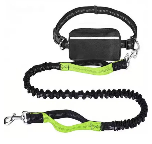 Hands Free Dog Leash with Zipper Pouch, Large, 25-120 lbs ( 30% Off )